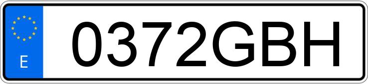 Numer rejestracyjny 0372GBH posiada ALFA ROMEO 159 Numer rejestracyjny 0372GBH posiada ALFA ROMEO 159