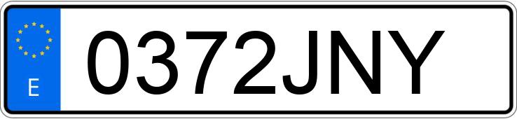 Numer rejestracyjny 0372JNY posiada OPEL CORSA