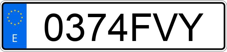 Numer rejestracyjny 0374FVY posiada VOLKSWAGEN TOURAN Numer rejestracyjny 0374FVY posiada VOLKSWAGEN TOURAN