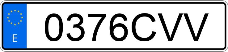 Numer rejestracyjny 0376CVV posiada MERCEDES VITO Numer rejestracyjny 0376CVV posiada MERCEDES VITO