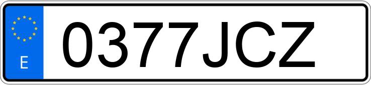 Numer rejestracyjny 0377JCZ posiada MITSUBISHI SPACE STAR Numer rejestracyjny 0377JCZ posiada MITSUBISHI SPACE STAR