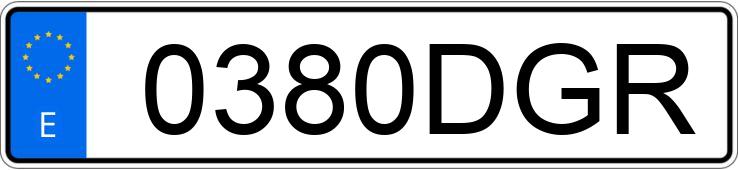 Numer rejestracyjny 0380DGR posiada HONDA LEAD 100