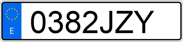 Numer rejestracyjny 0382JZY posiada MAZDA CX-5 Numer rejestracyjny 0382JZY posiada MAZDA CX-5
