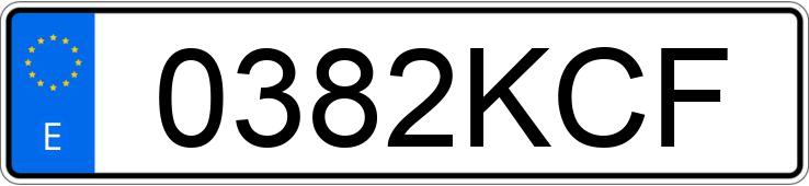 Numer rejestracyjny 0382KCF posiada PEUGEOT 2008 Numer rejestracyjny 0382KCF posiada PEUGEOT 2008