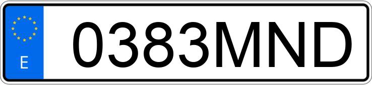 Numer rejestracyjny 0383MND posiada CITROEN C3 Numer rejestracyjny 0383MND posiada CITROEN C3