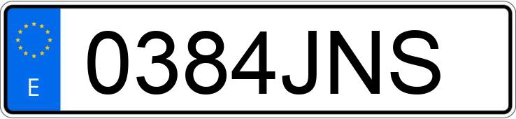 Numer rejestracyjny 0384JNS posiada CITROEN NEMO