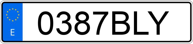 Numer rejestracyjny 0387BLY posiada SCANIA SERIE R Numer rejestracyjny 0387BLY posiada SCANIA SERIE R