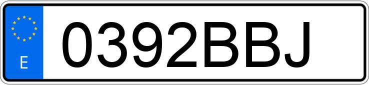 Numer rejestracyjny 0392BBJ posiada VOLKSWAGEN GOLF Numer rejestracyjny 0392BBJ posiada VOLKSWAGEN GOLF