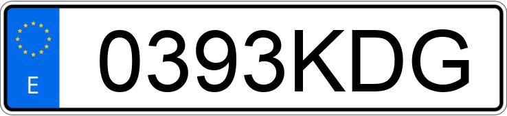 Numer rejestracyjny 0393KDG posiada DS DS4 CROSSBACK