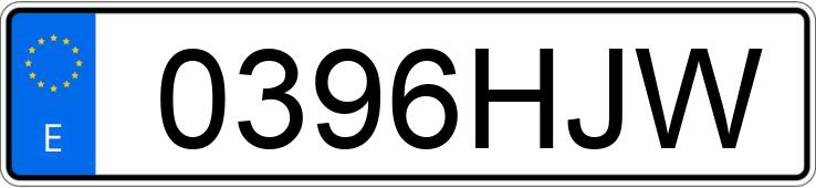 Numer rejestracyjny 0396HJW posiada FORD TRANSIT Numer rejestracyjny 0396HJW posiada FORD TRANSIT