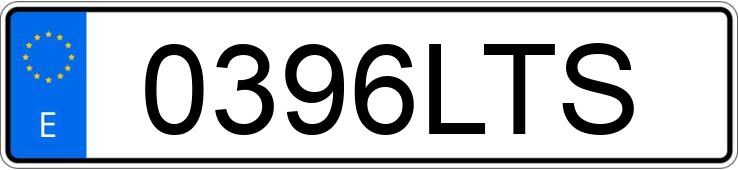 Numer rejestracyjny 0396LTS posiada TOYOTA PRIUS+ Numer rejestracyjny 0396LTS posiada TOYOTA PRIUS+