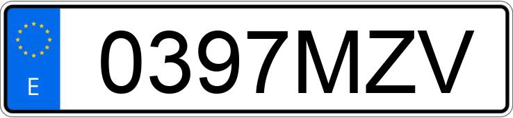 Numer rejestracyjny 0397MZV posiada AUDI RS Q8