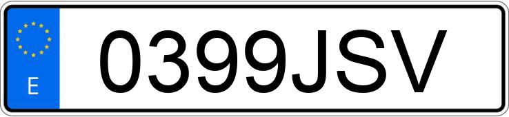 Numer rejestracyjny 0399JSV posiada MERCEDES GLC (253)