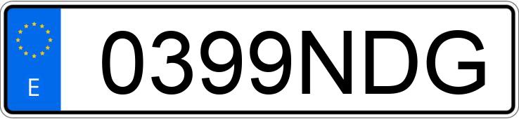 Numer rejestracyjny 0399NDG posiada MAZDA MAZDA2