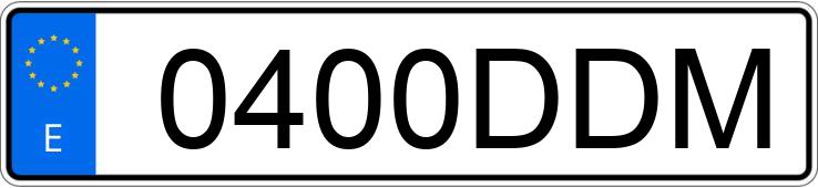 Numer rejestracyjny 0400DDM posiada BMW SERIE 3 Numer rejestracyjny 0400DDM posiada BMW SERIE 3