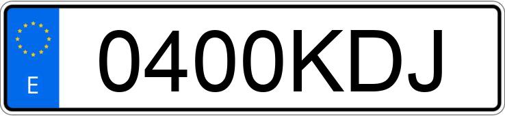 Numer rejestracyjny 0400KDJ posiada AUDI A5 SPORTBACK Numer rejestracyjny 0400KDJ posiada AUDI A5 SPORTBACK