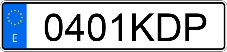 Numer rejestracyjny 0401KDP posiada CITROEN C4 PICASSO 5PZ