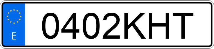 Numer rejestracyjny 0402KHT posiada CITROEN C3