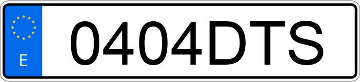 Numer rejestracyjny 0404DTS posiada SEAT LEON Numer rejestracyjny 0404DTS posiada SEAT LEON