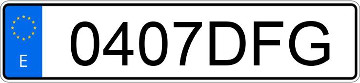 Numer rejestracyjny 0407DFG posiada VOLKSWAGEN PASSAT