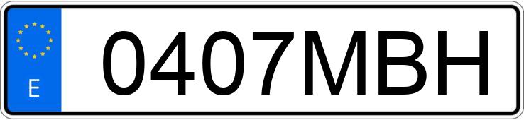 Numer rejestracyjny 0407MBH posiada AUDI SQ5