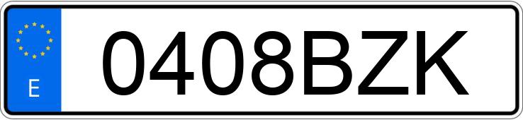 Numer rejestracyjny 0408BZK posiada BMW SERIE 3 Numer rejestracyjny 0408BZK posiada BMW SERIE 3