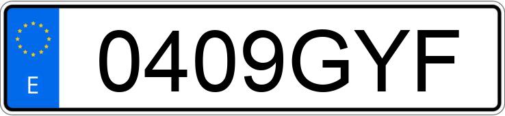 Numer rejestracyjny 0409GYF posiada MERCEDES E (212-207) Numer rejestracyjny 0409GYF posiada MERCEDES E (212-207)