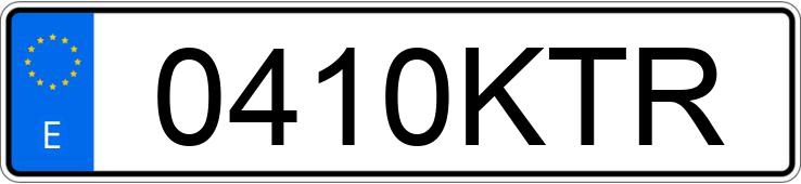 Numer rejestracyjny 0410KTR posiada AUDI A4 Numer rejestracyjny 0410KTR posiada AUDI A4