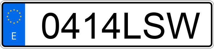Numer rejestracyjny 0414LSW posiada MERCEDES E (213) Numer rejestracyjny 0414LSW posiada MERCEDES E (213)