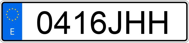 Numer rejestracyjny 0416JHH posiada BMW X6