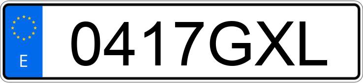 Numer rejestracyjny 0417GXL posiada NISSAN MICRA