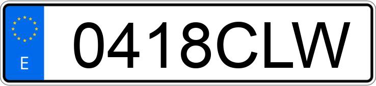 Numer rejestracyjny 0418CLW posiada RENAULT SCENIC Numer rejestracyjny 0418CLW posiada RENAULT SCENIC