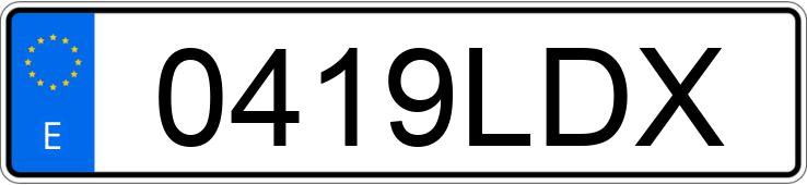 Numer rejestracyjny 0419LDX posiada HONDA CBF 125 Numer rejestracyjny 0419LDX posiada HONDA CBF 125