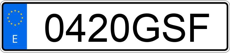 Registreringsnummeret 0420GSF har OPEL ASTRA