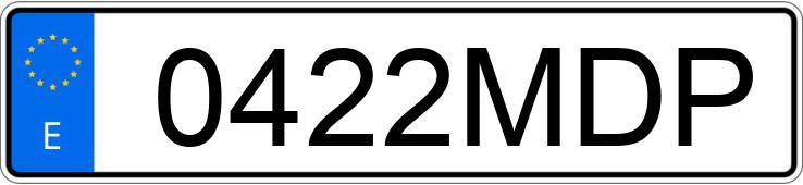 Numer rejestracyjny 0422MDP posiada MERCEDES GLB (247)