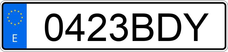 Numer rejestracyjny 0423BDY posiada OPEL CORSA Numer rejestracyjny 0423BDY posiada OPEL CORSA