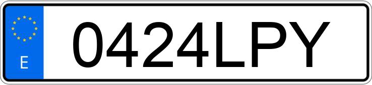 Numer rejestracyjny 0424LPY posiada MERCEDES VITO Numer rejestracyjny 0424LPY posiada MERCEDES VITO