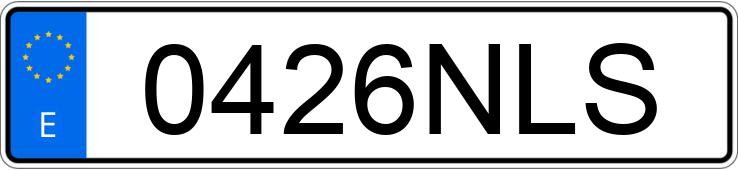 Numer rejestracyjny 0426NLS posiada KIA SPORTAGE Numer rejestracyjny 0426NLS posiada KIA SPORTAGE