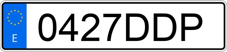 Numer rejestracyjny 0427DDP posiada OPEL CORSA