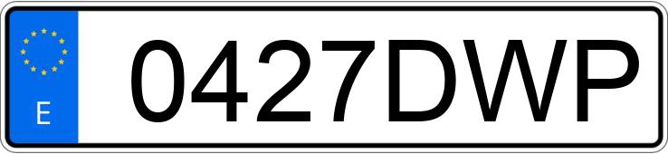 Numer rejestracyjny 0427DWP posiada CITROEN XSARA