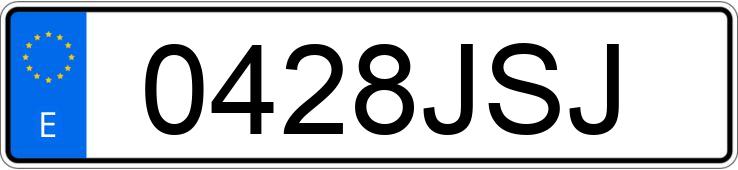 Le numéro d’enregistrement 0428JSJ a CITROEN C4 GRAND PICASSO