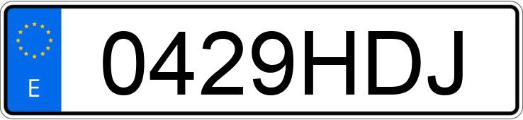 Numer rejestracyjny 0429HDJ posiada SEAT LEON