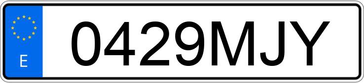 Numer rejestracyjny 0429MJY posiada KIA NIRO