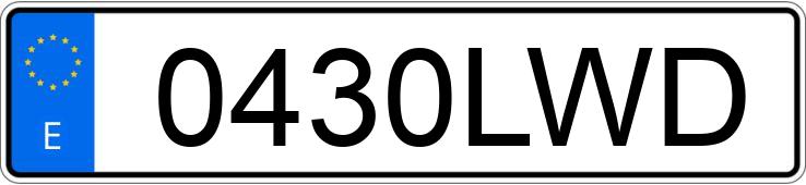 Numer rejestracyjny 0430LWD posiada BMW X3 Numer rejestracyjny 0430LWD posiada BMW X3