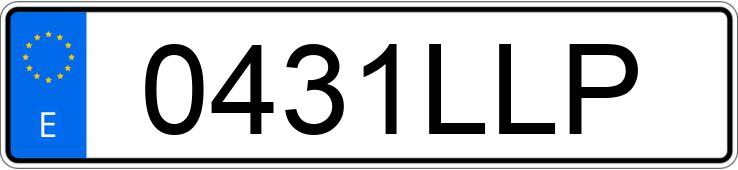 Il numero di registrazione 0431LLP ha NISSAN QASHQAI
