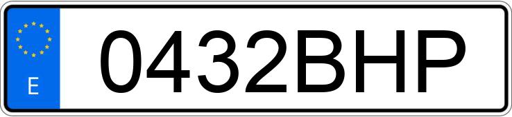 Numer rejestracyjny 0432BHP posiada MAZDA MX-3