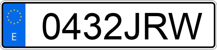 Numer rejestracyjny 0432JRW posiada VOLKSWAGEN CADDY