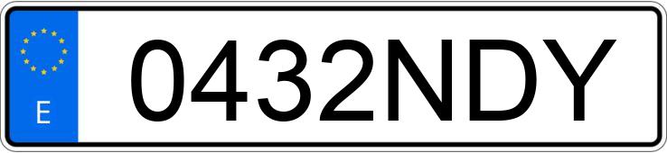 Numer rejestracyjny 0432NDY posiada CUPRA TERRAMAR