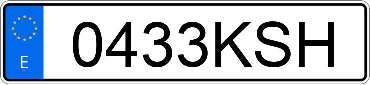 Numer rejestracyjny 0433KSH posiada KYMCO AK