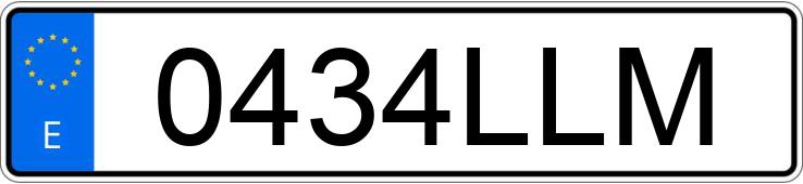 Numer rejestracyjny 0434LLM posiada PEUGEOT 3008